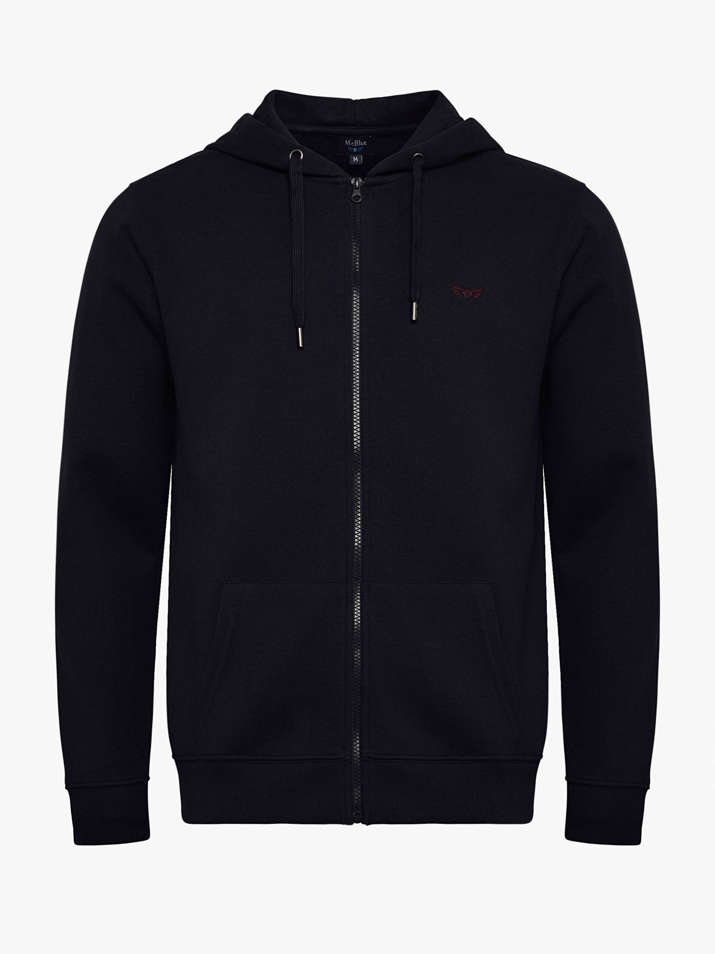 HOODIE ALGODÃO AZUL MANGA COMPRIDA REGULAR FIT MR. BLUE