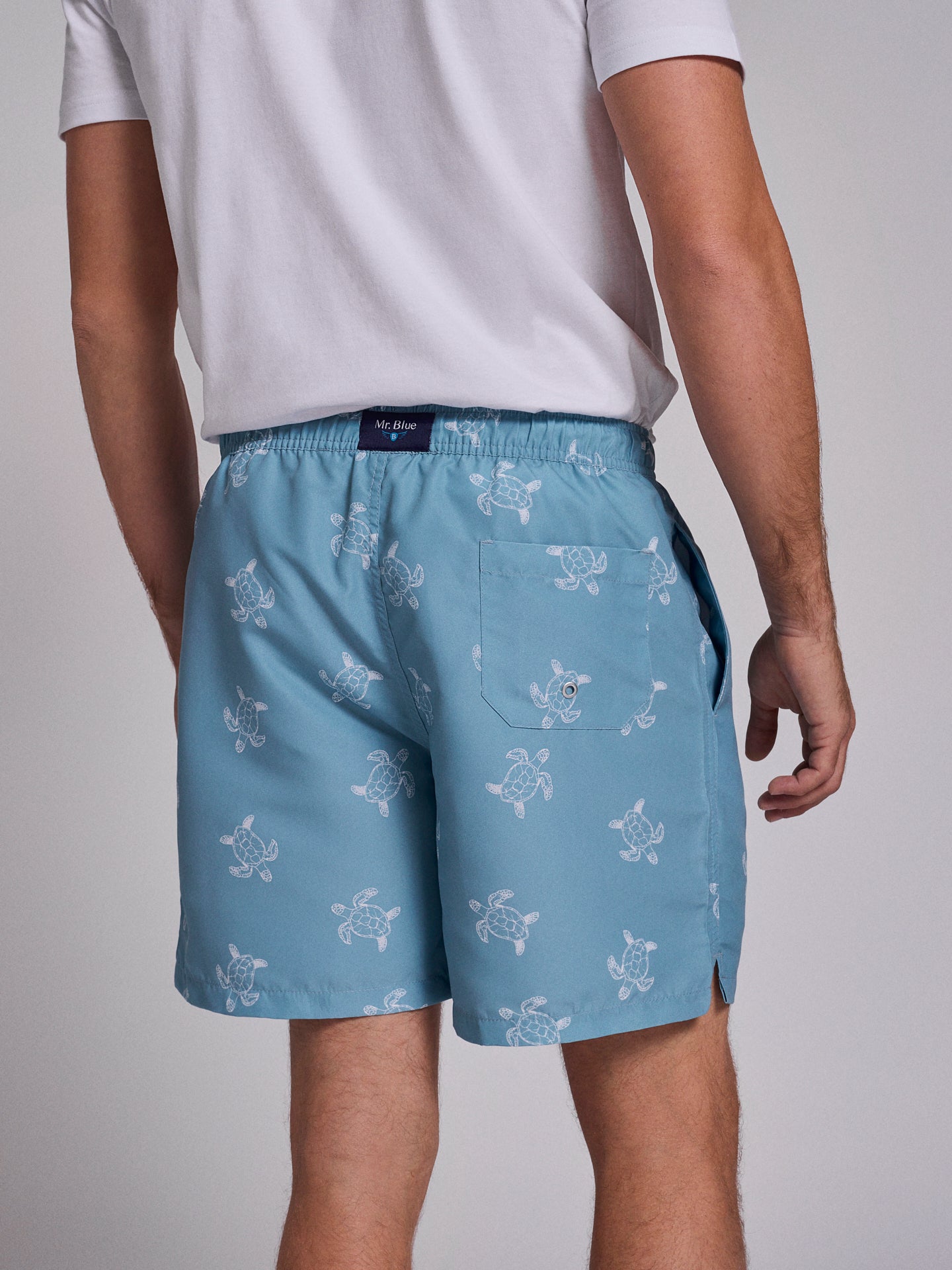 FATO BANHO AZUL REGULAR FIT MR. BLUE