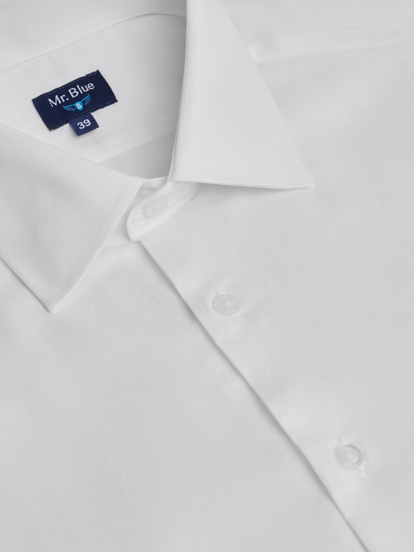 CAMISA BLANCA CLASSIC FIT MR. AZUL