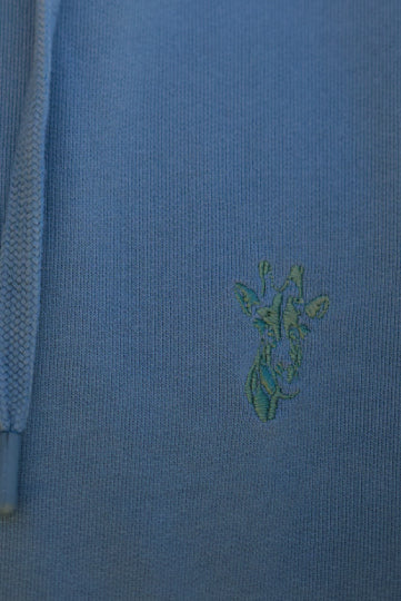 Hoodie Algodão Azul Manga Comprida Regular Fit Mr. Blue