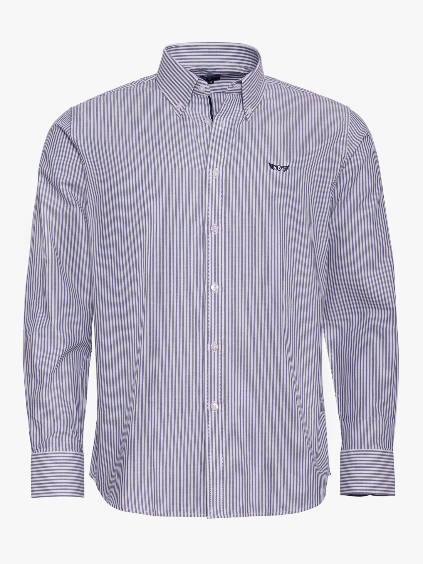 BLUE REGULAR FIT MR SHIRT. BLUE