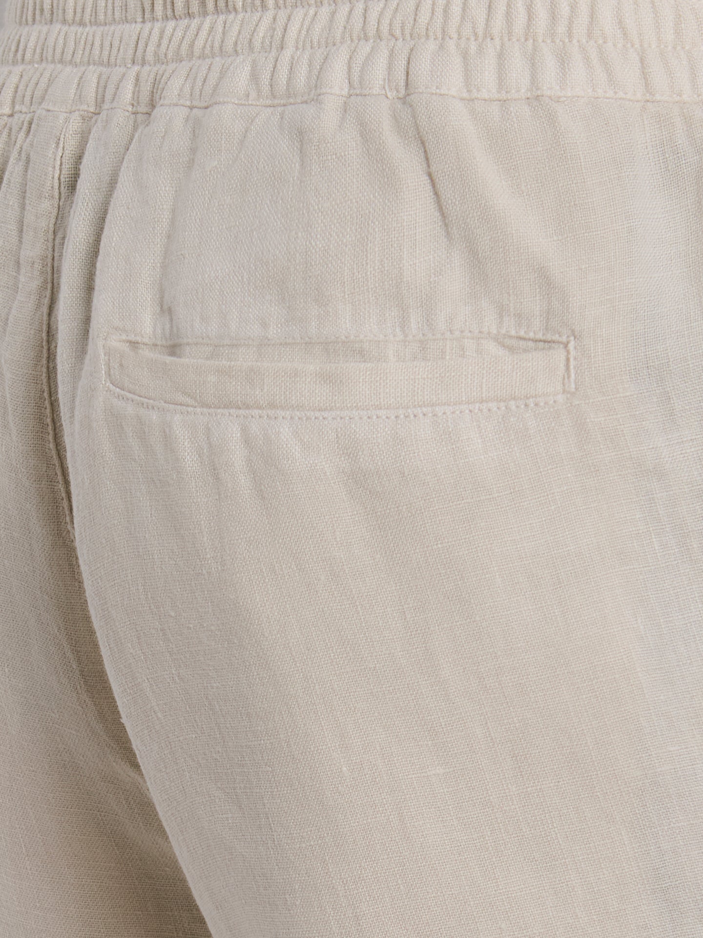 PANTALÓN LINO REGULAR FIT BEIGE MARK BELLUCCI