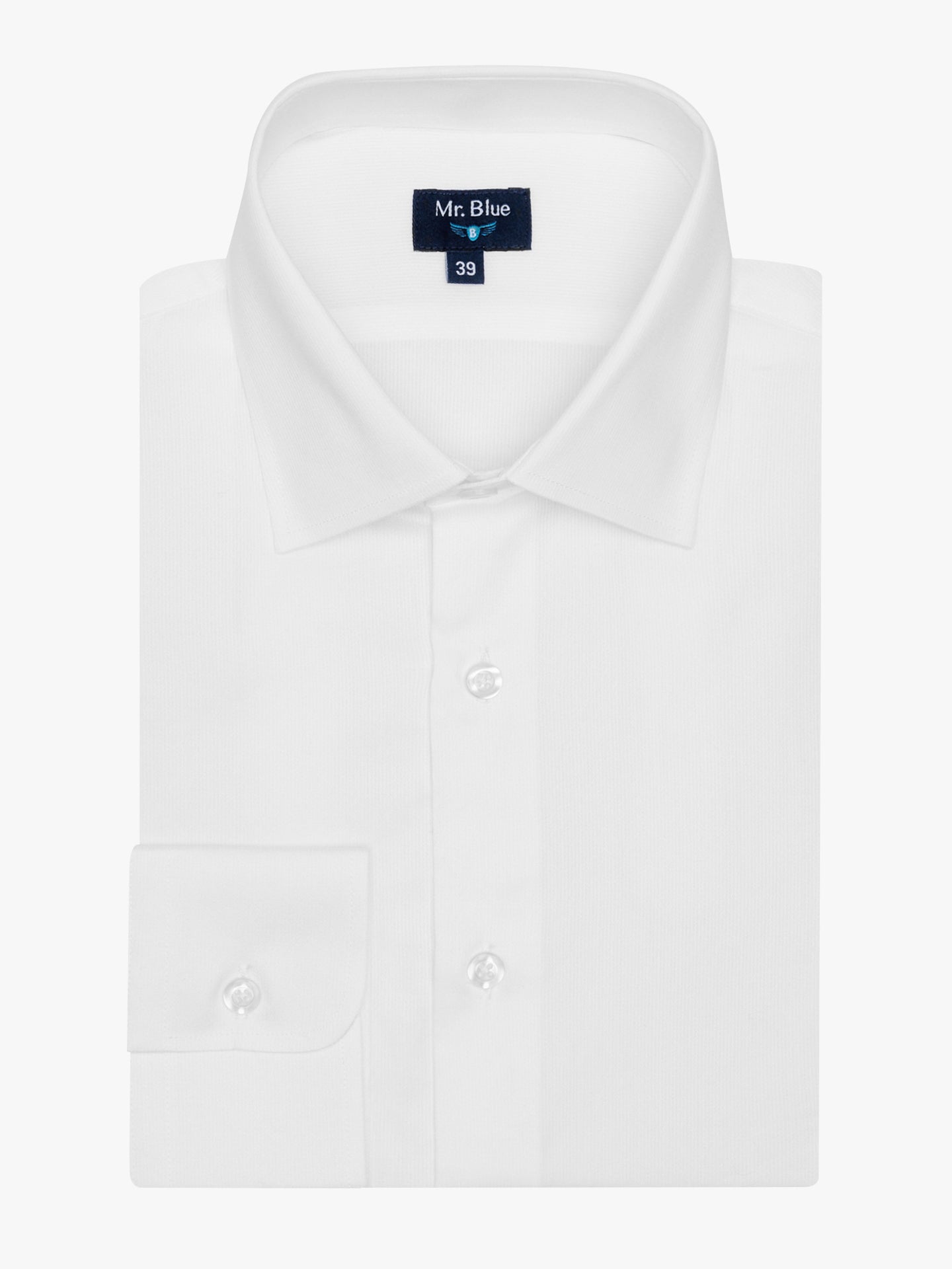 CAMISA BLANCA CLASSIC FIT MR. AZUL