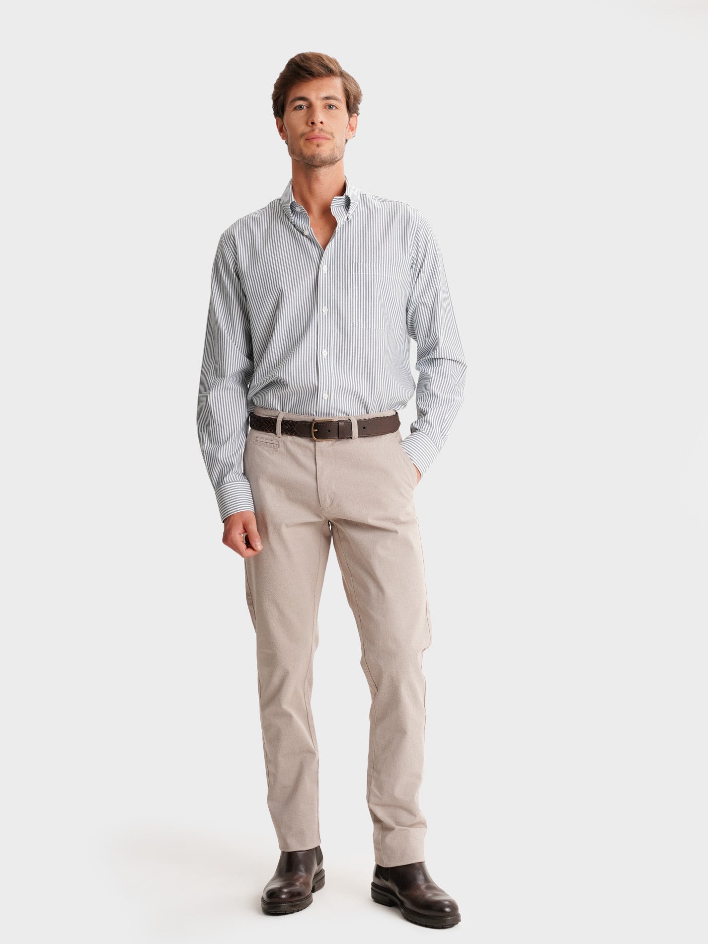 BEIGE SLIM FIT MR. AZUL