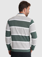 RUGBIE ALGODÃO VERDE MANGA COMPRIDA REGULAR FIT MR. BLUE