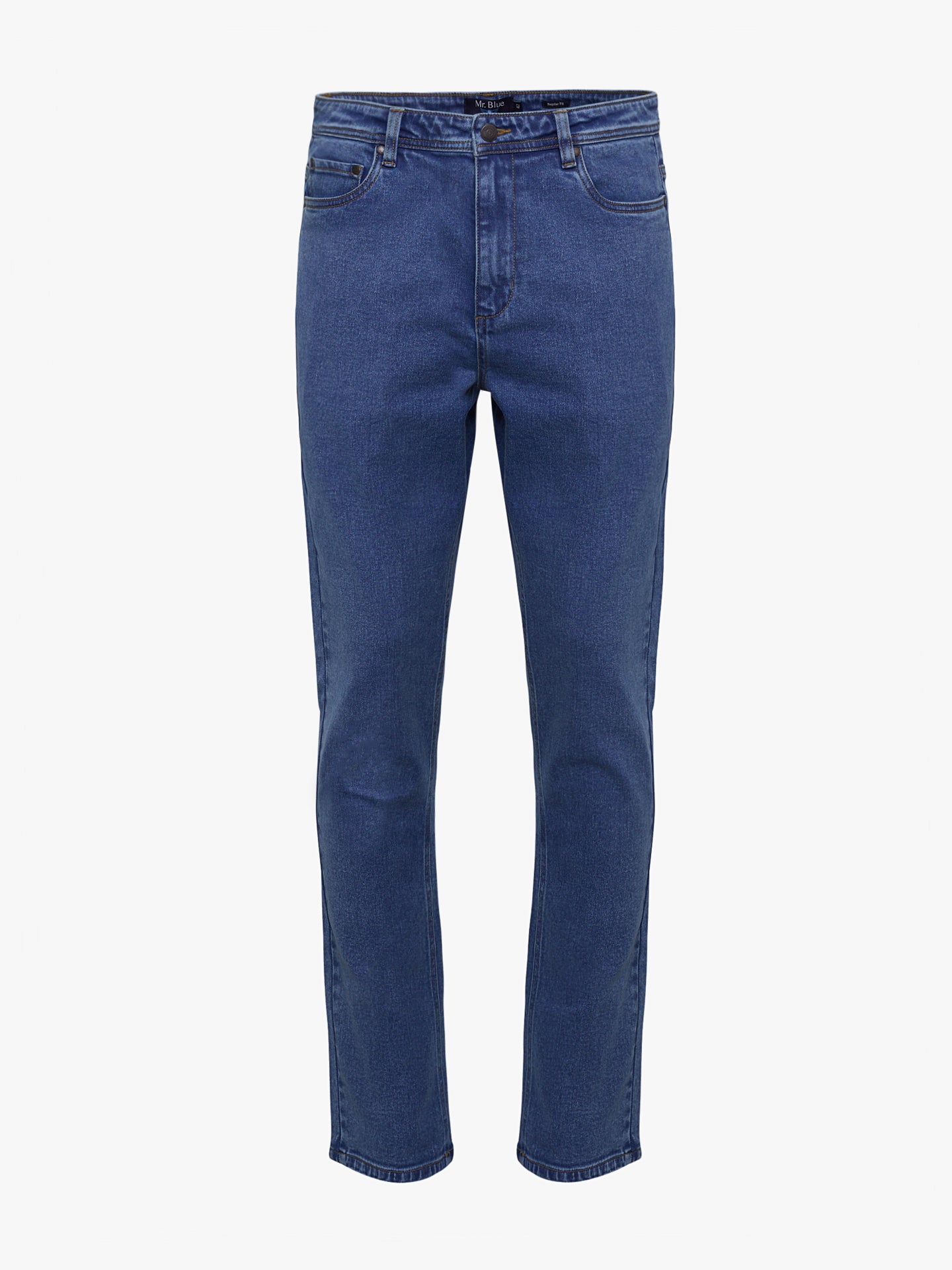 CALÇAS GANGA AZUIS REGULAR FIT MR. BLUE