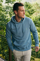 HOODIE ALGODÃO AZUL MANGA COMPRIDA REGULAR FIT MR. BLUE