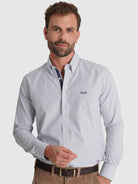BLUE COTTON SHIRT LONG SLEEVE REGULAR FIT MR. BLUE