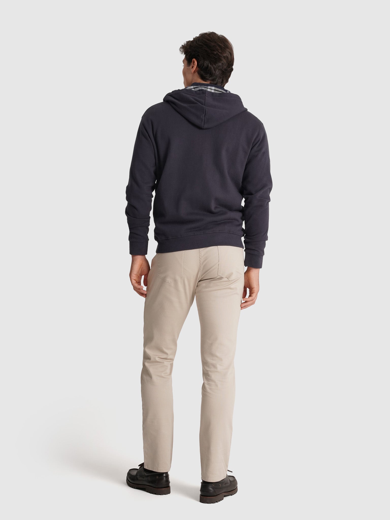 HOODIE ALGODÃO AZUL MANGA COMPRIDA REGULAR FIT MR. BLUE