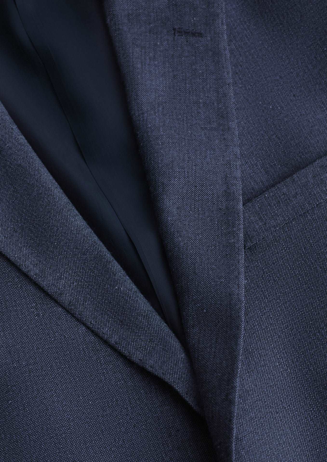 Blazer oxford azul medio