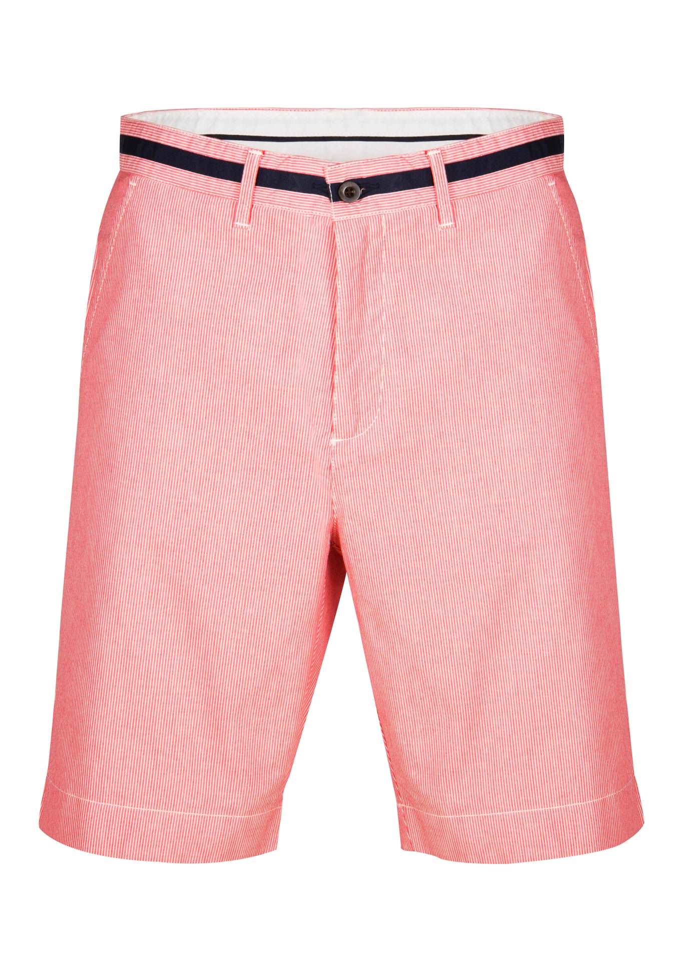 Bermudas Twill Garment Dye lisas vermelho