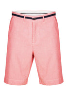 Bermudas Twill Garment Dye lisas vermelho