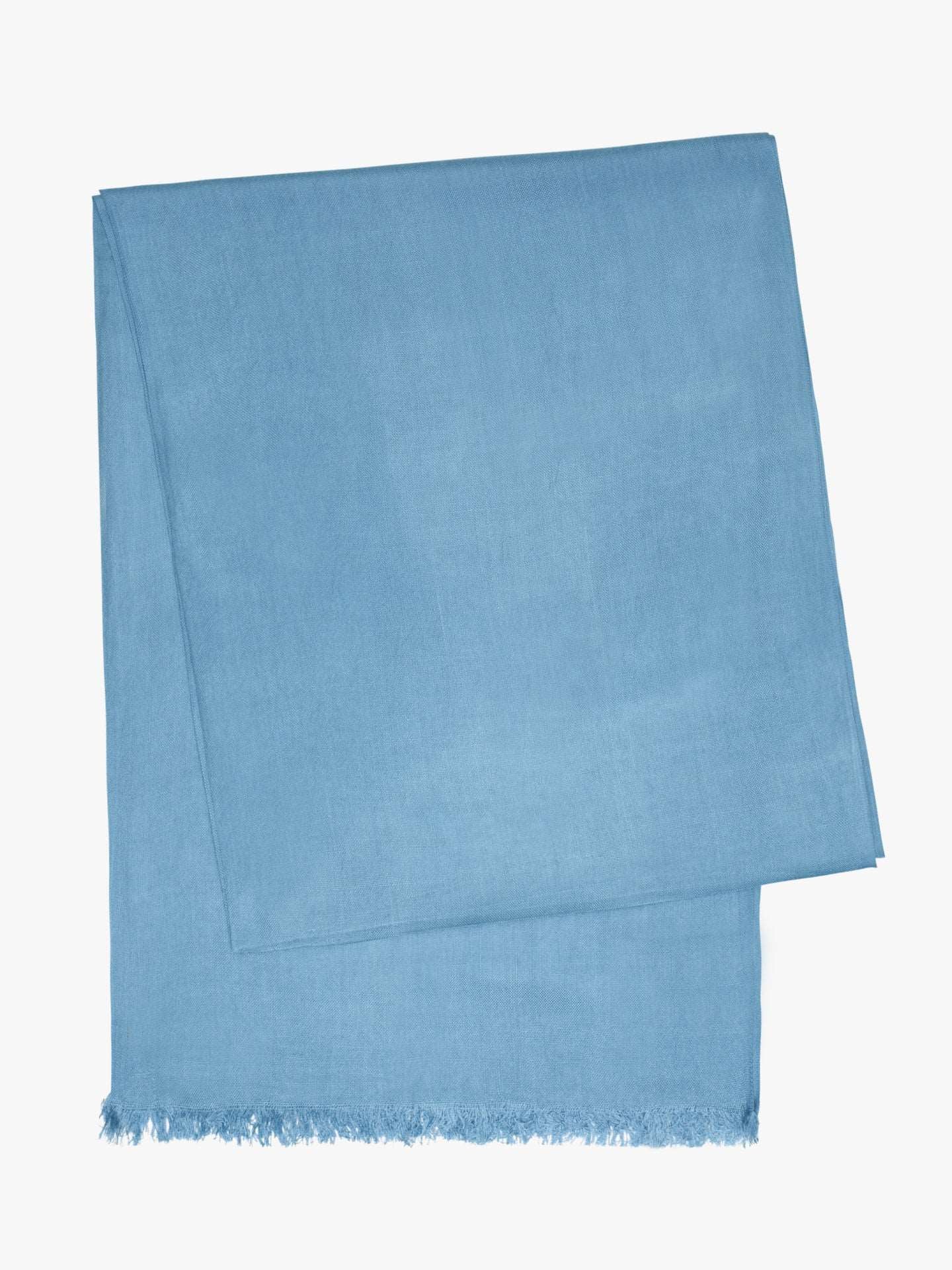 Cachecol liso azul claro