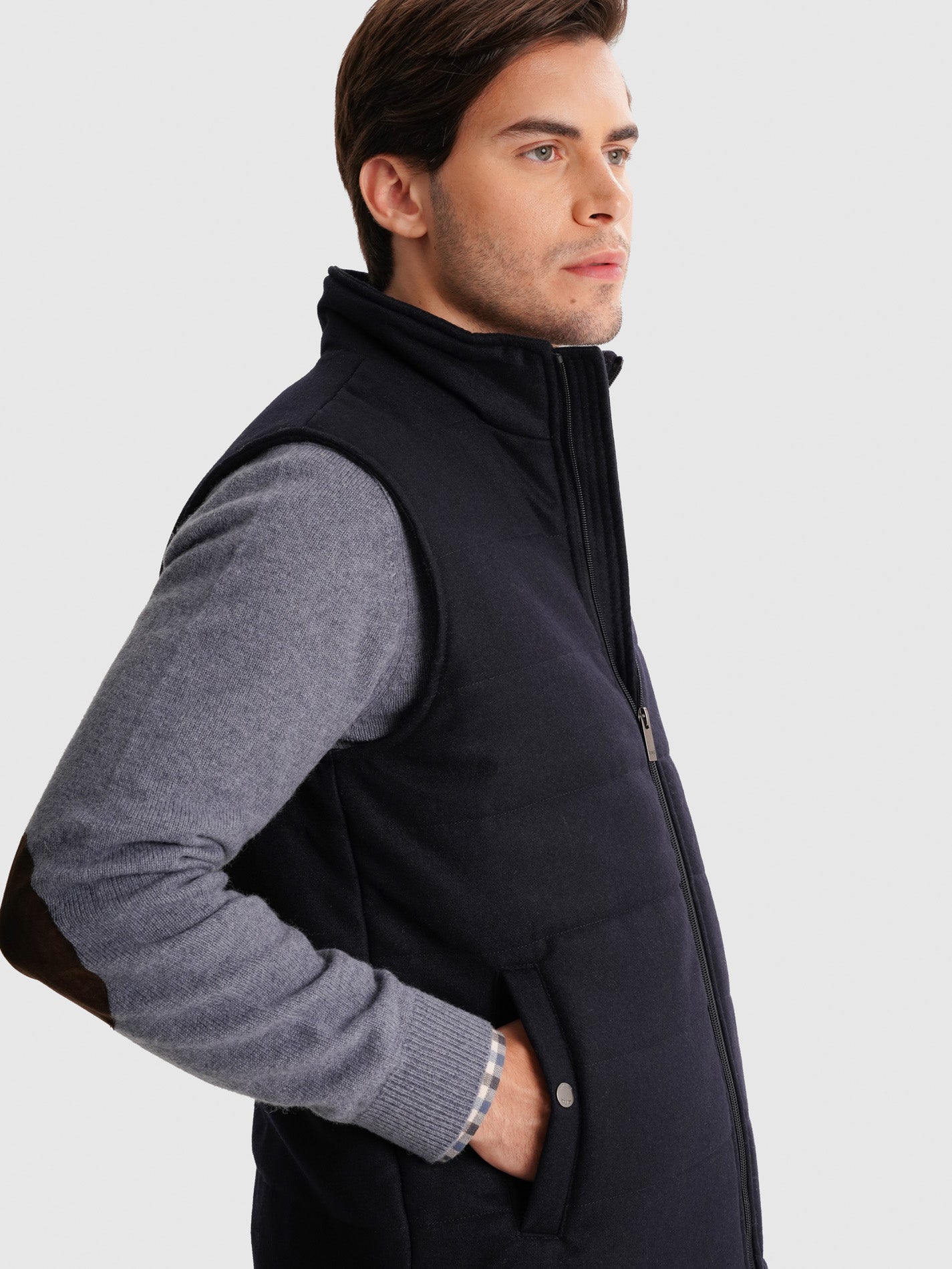 BLUSÃO AZUL REGULAR FIT MR. BLUE