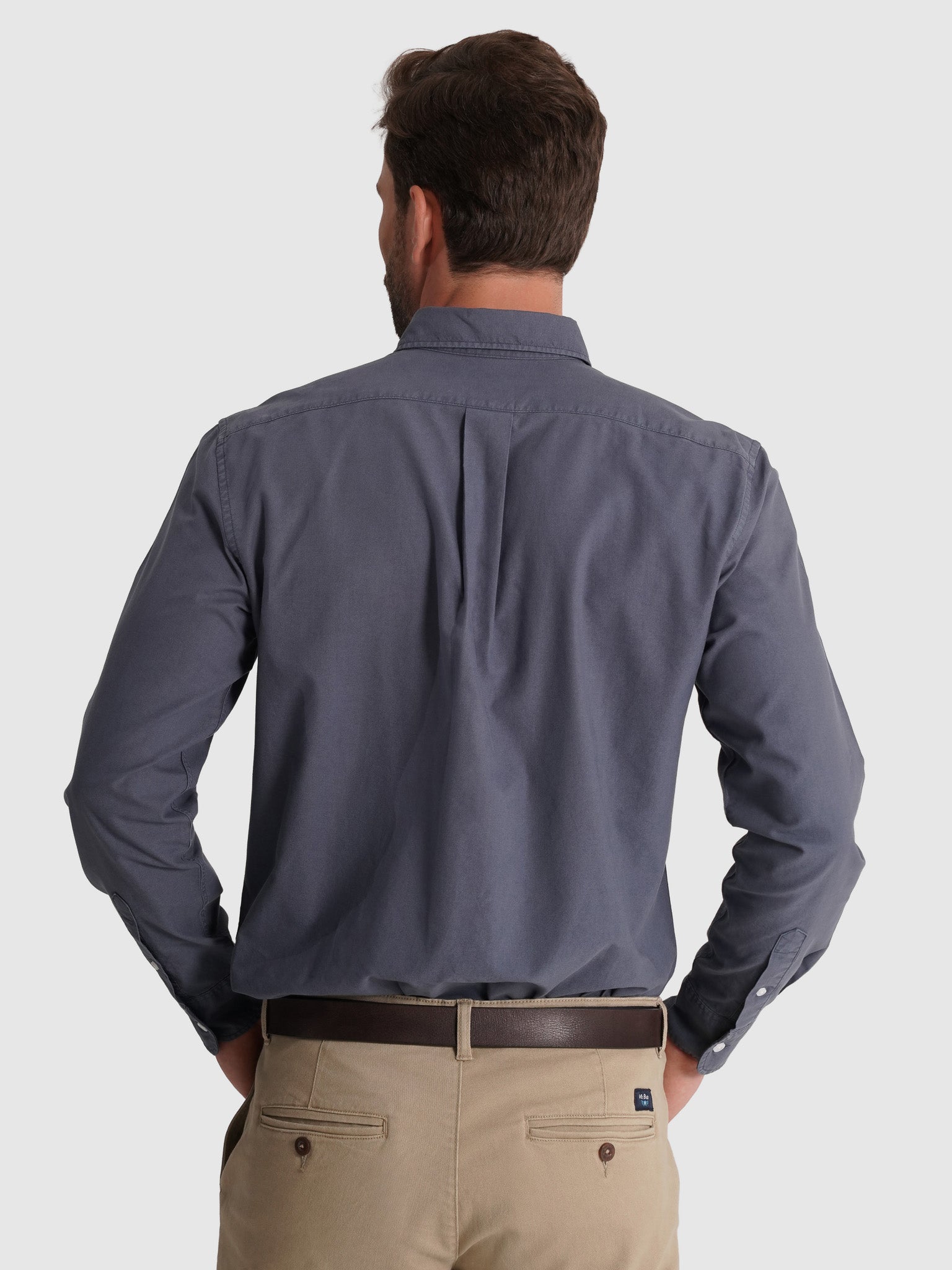 BLUE COTTON SHIRT LONG SLEEVE REGULAR FIT MR. BLUE