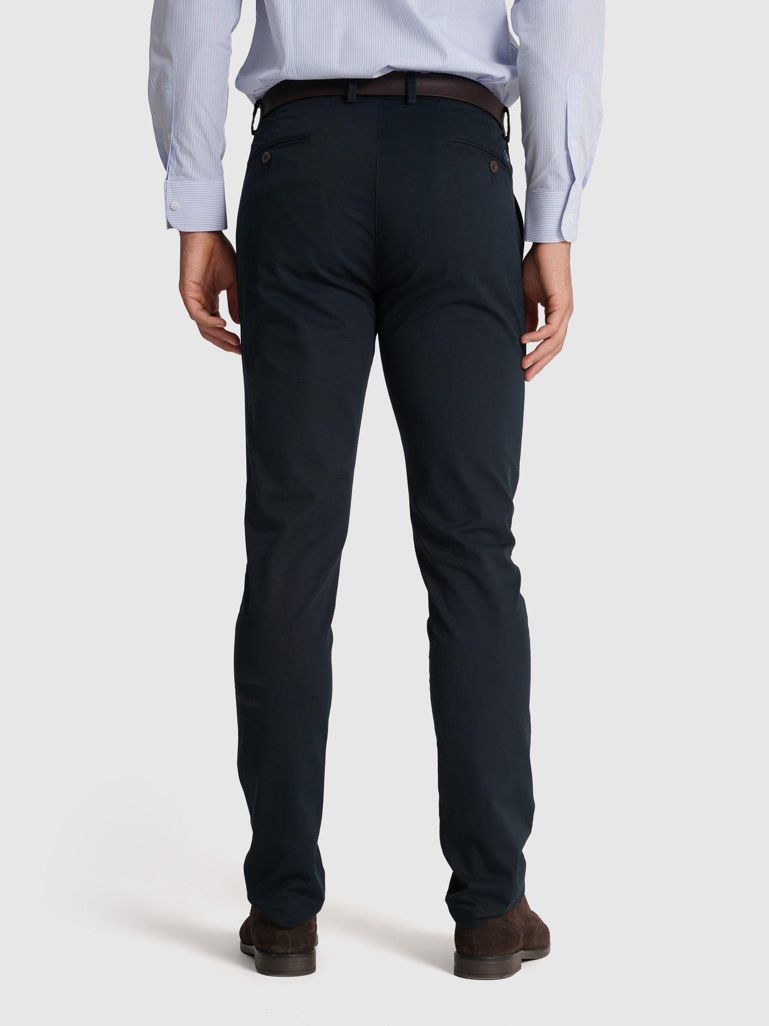 CALÇAS ALGODÃO AZUIS SLIM FIT MR. BLUE