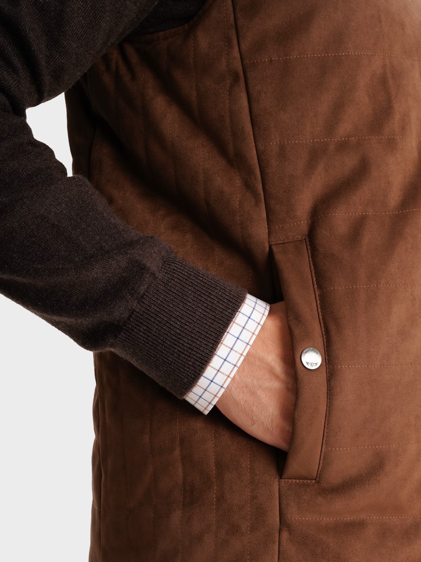 BLUSÃO CASTANHO REGULAR FIT MR. BLUE