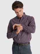 CAMISA ALGODÓN AZUL MANGA LARGA REGULAR FIT MR. AZUL