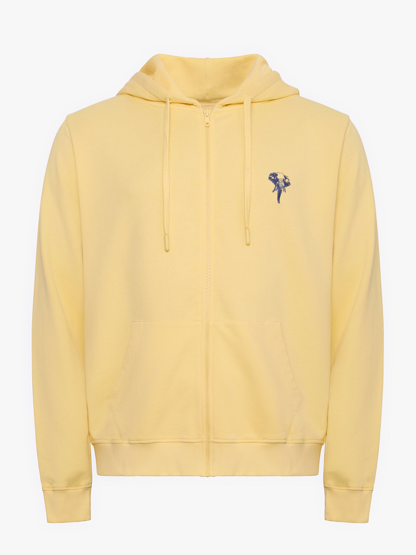 HOODIE ALGODÃO AMARELO MANGA COMPRIDA REGULAR FIT MR. BLUE