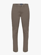 GRAY COTTON SLIM FIT MR. BLUE