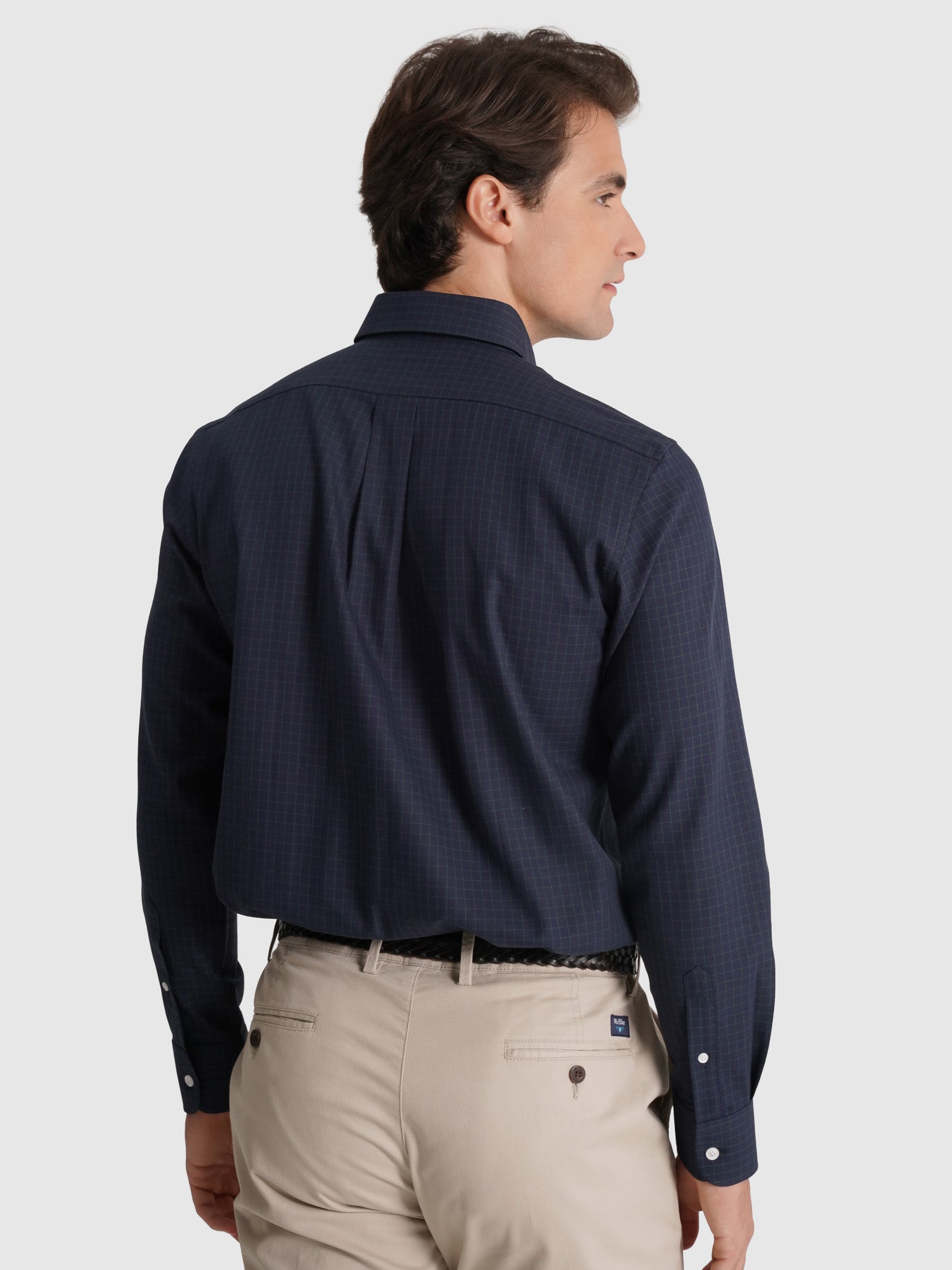 BLUE COTTON SHIRT LONG SLEEVE REGULAR FIT MR. BLUE