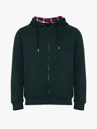 HOODIE ALGODÃO VERDE MANGA COMPRIDA REGULAR FIT MR. BLUE