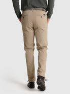 CALÇAS ALGODÃO BEGES SLIM FIT MR. BLUE