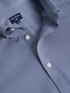CAMISA ALGODÓN AZUL MANGA LARGA REGULAR FIT MR. AZUL