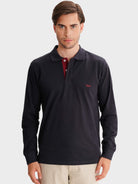 BLUE POLO LONG SLEEVE REGULAR FIT MR. BLUE