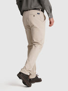 CALÇAS ALGODÃO BEGES SLIM FIT MR. BLUE