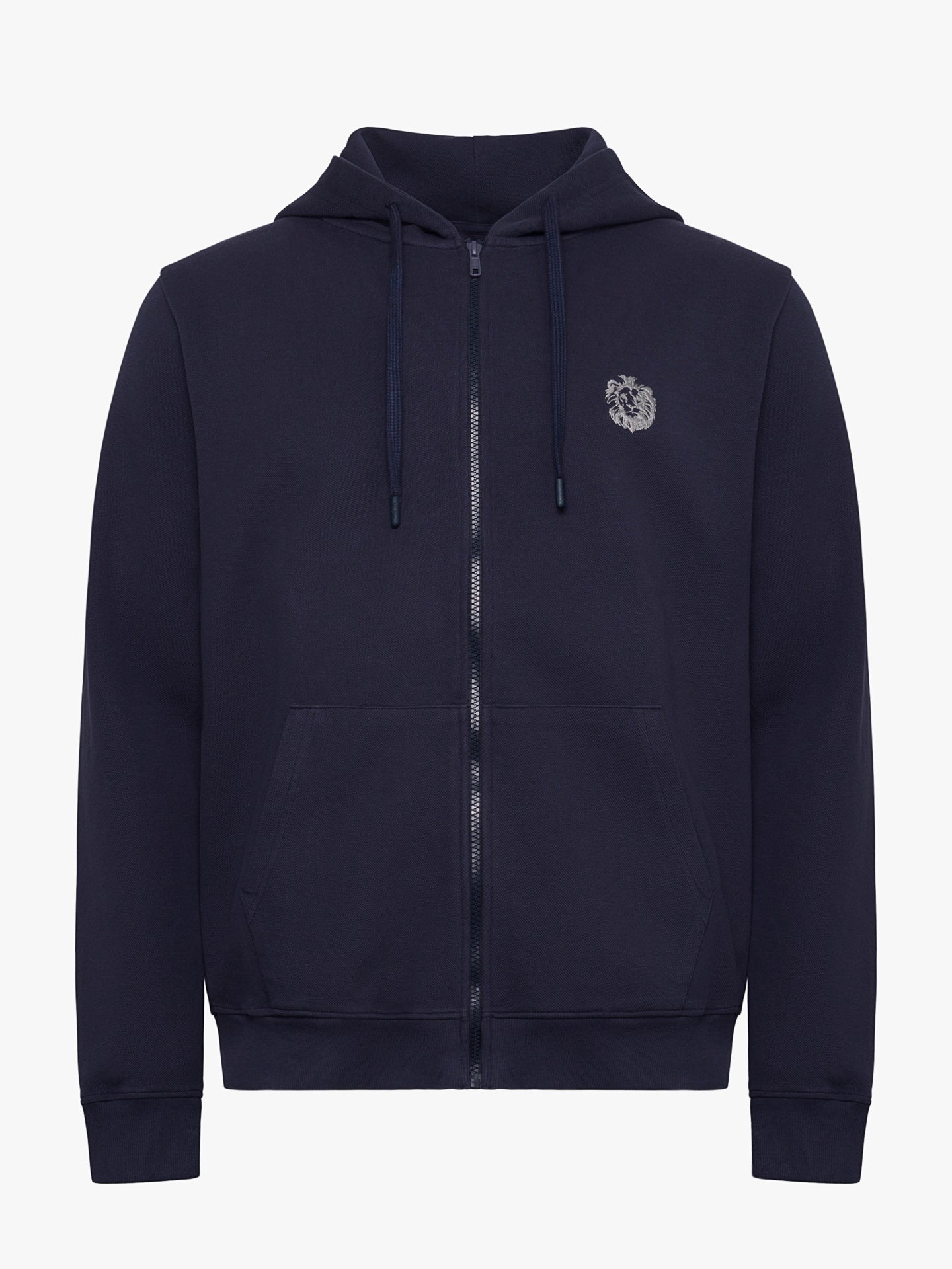 HOODIE ALGODÃO AZUL MANGA COMPRIDA REGULAR FIT MR. BLUE