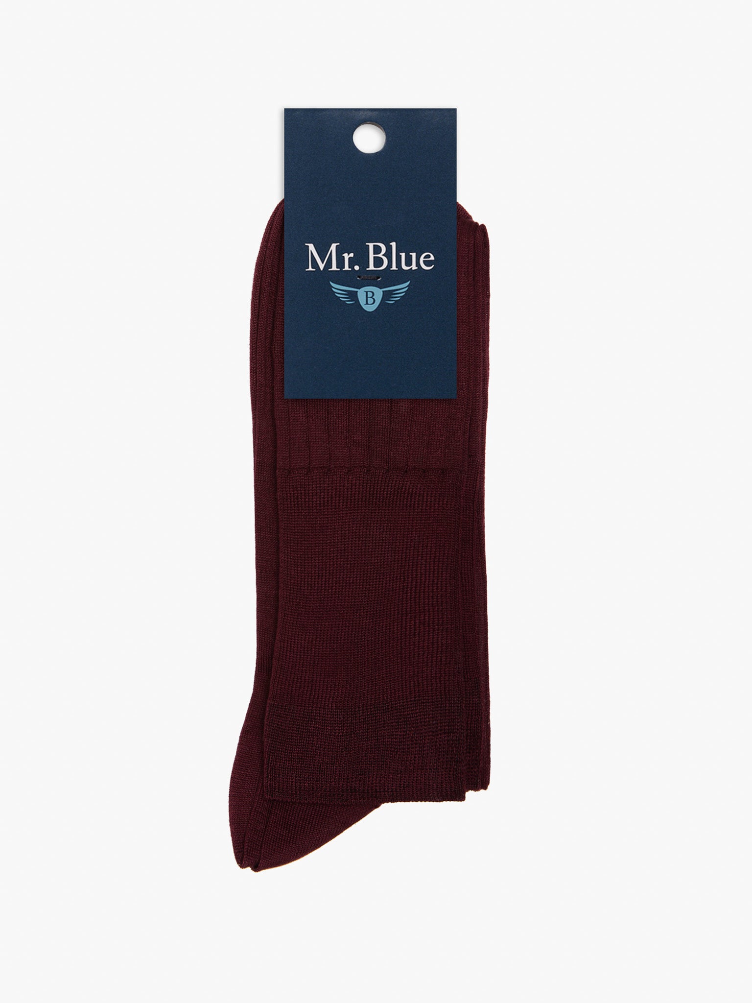 MEIAS BORDEAUX REGULAR FIT MR. BLUE
