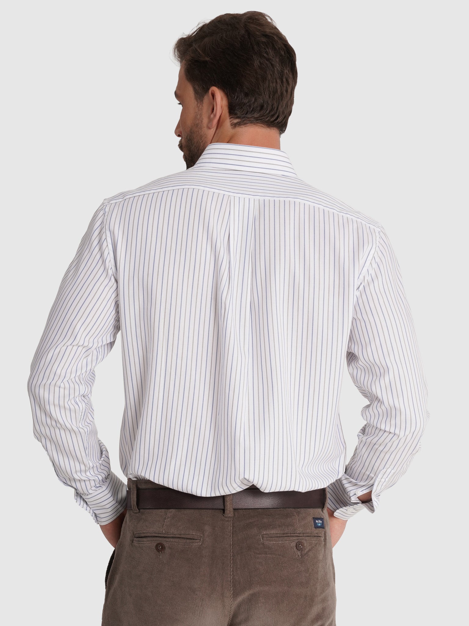 BLUE COTTON SHIRT LONG SLEEVE REGULAR FIT MR. BLUE
