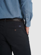 CALÇAS ALGODÃO AZUIS REGULAR FIT MR. BLUE