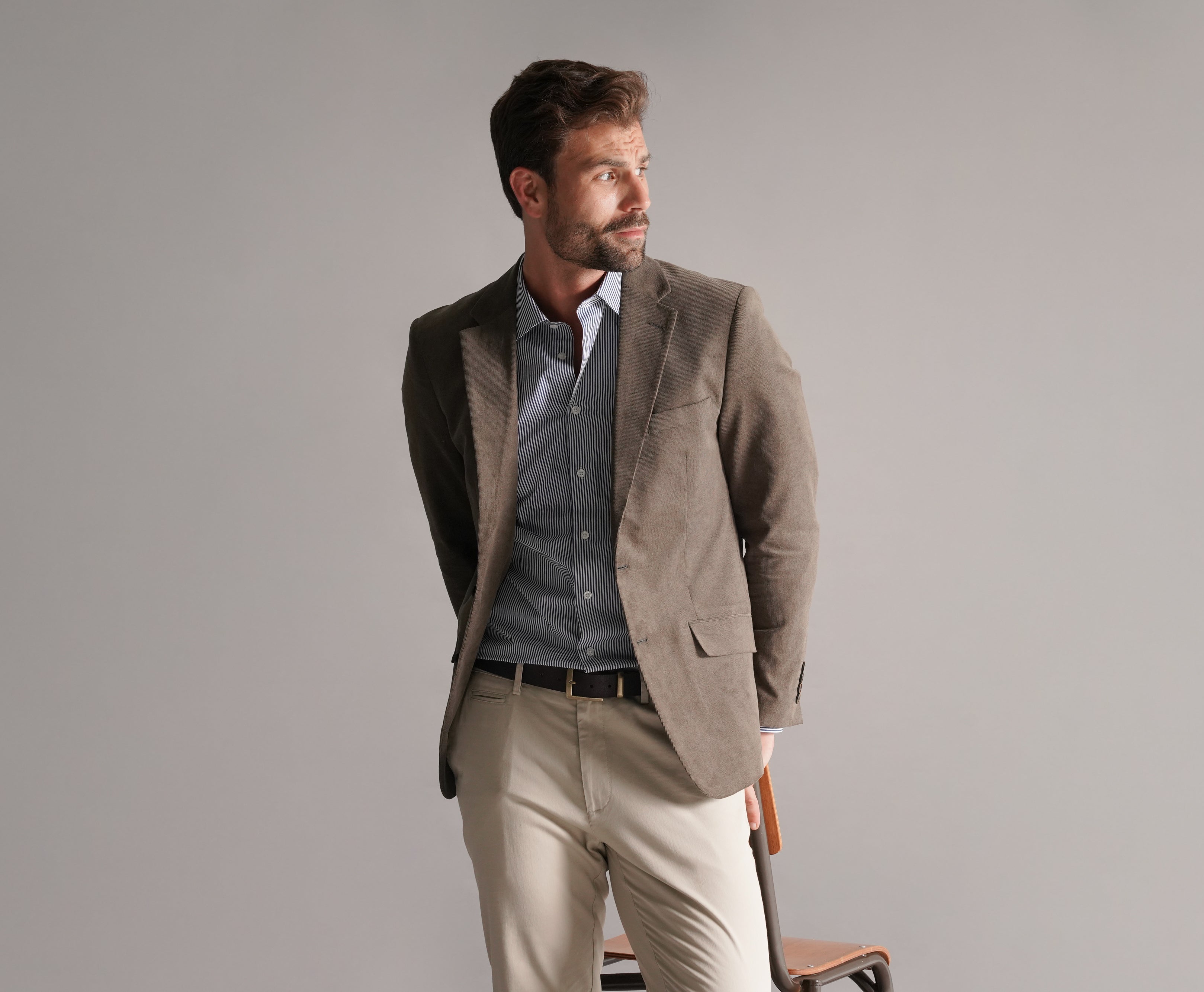 Nova coleção de homem Mr. Blue Outono Inverno AW25 – moda masculina elegante e moderna. Destaques em blazers.
