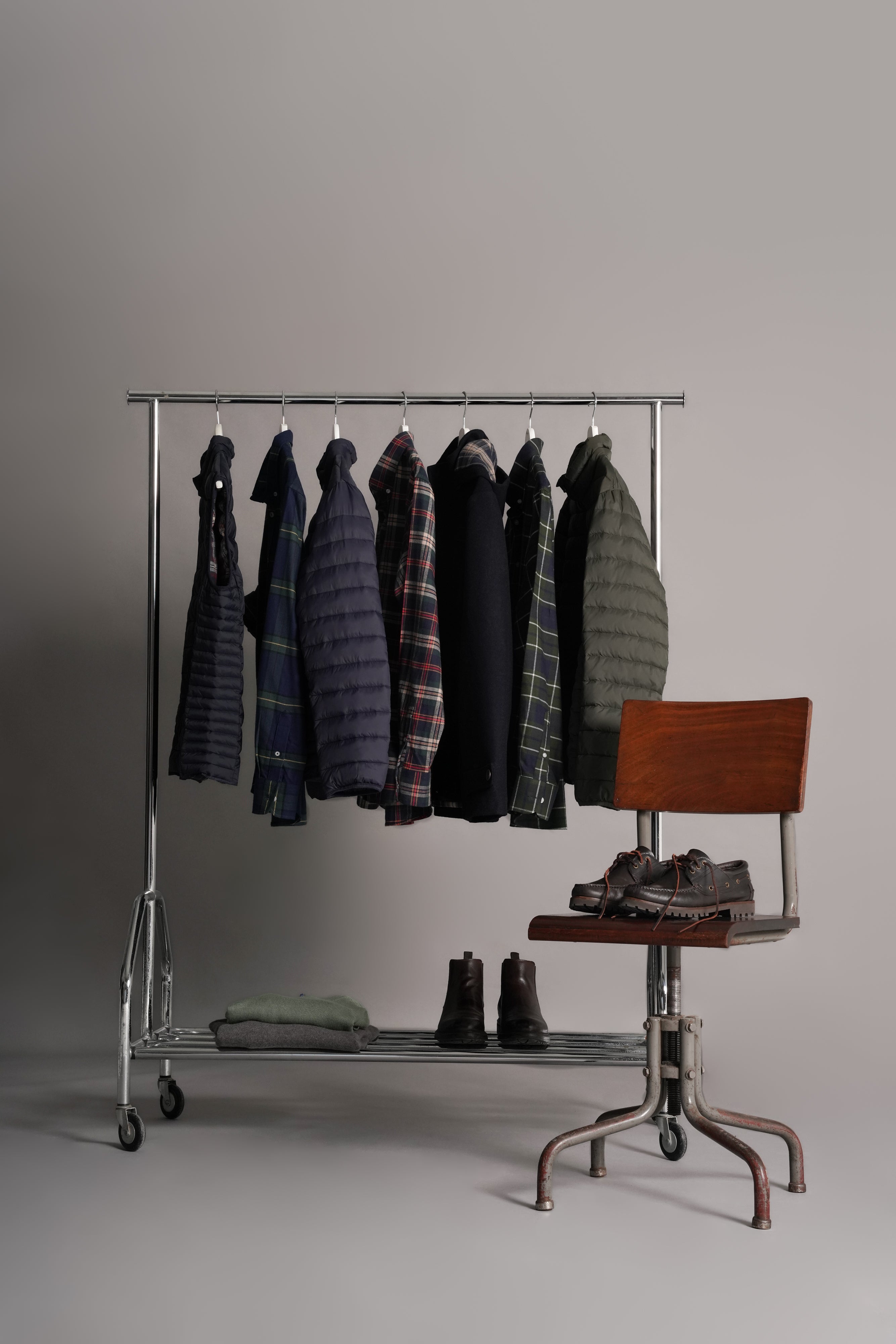 Nova coleção de homem Mr. Blue Outono Inverno AW25 – moda masculina elegante e moderna. Destaques em casacos.