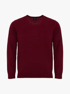PULLOVER LÃ VERMELHO COM COTOVELEIRA REGULAR FIT MR. BLUE