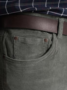 CALÇAS ALGODÃO VERDES SLIM FIT MR. BLUE