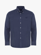 CAMISA ALGODÓN AZUL MANGA LARGA REGULAR FIT MR. AZUL