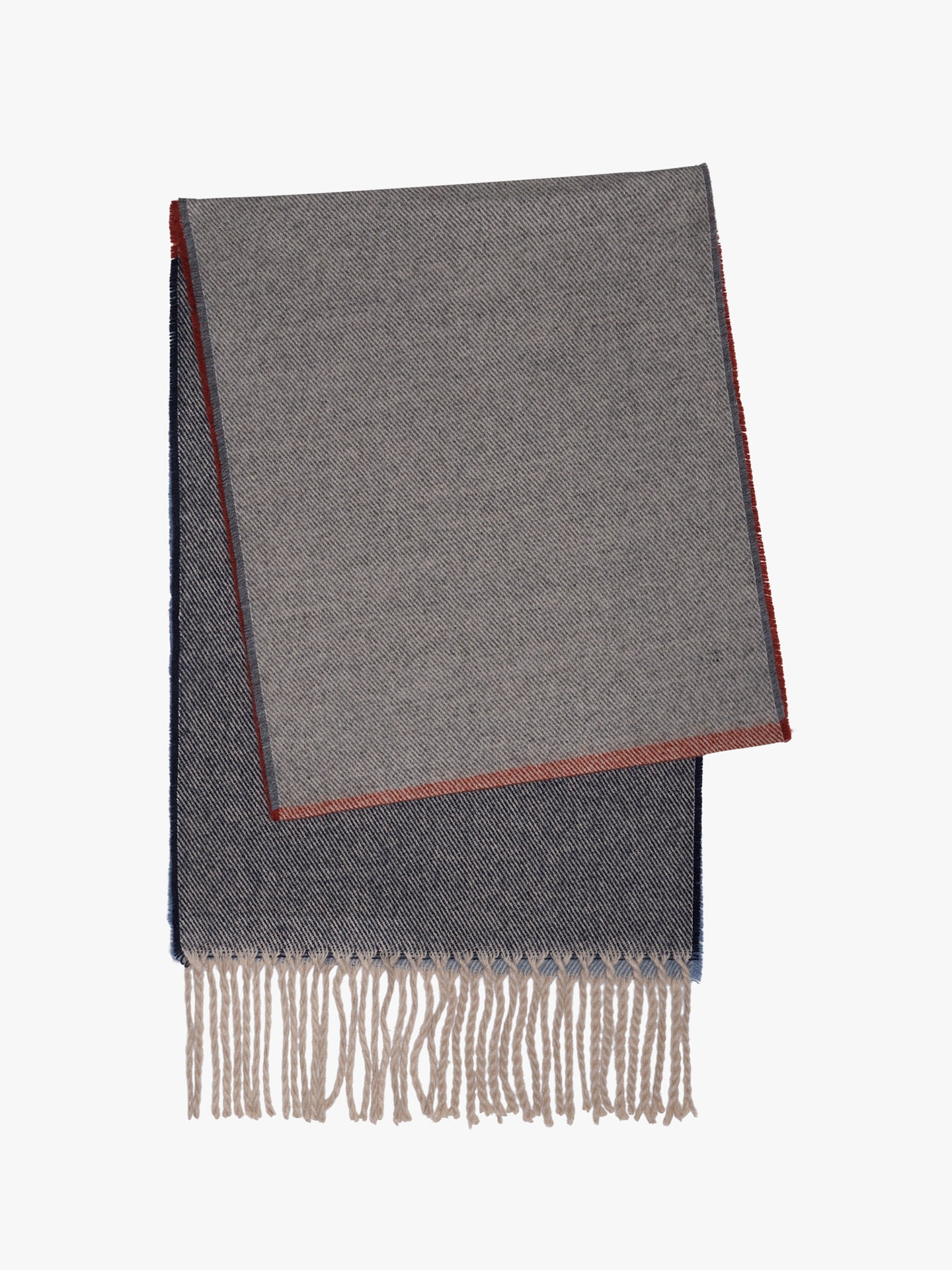 GRAY SCARF MR. BLUE