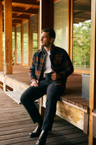 BROWN WOOL OVERSHIRT LONG SLEEVE REGULAR FIT MR. BLUE