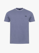 T-SHIRT ALGODÃO AZUL MANGA CURTA REGULAR FIT MR. BLUE