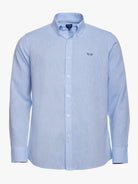 CAMISA AZUL MANGA COMPRIDA REGULAR FIT MR. BLUE