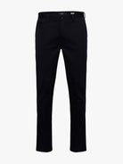 BLUE STRUCTURED TROUSERS SLIM FIT MR. BLUE