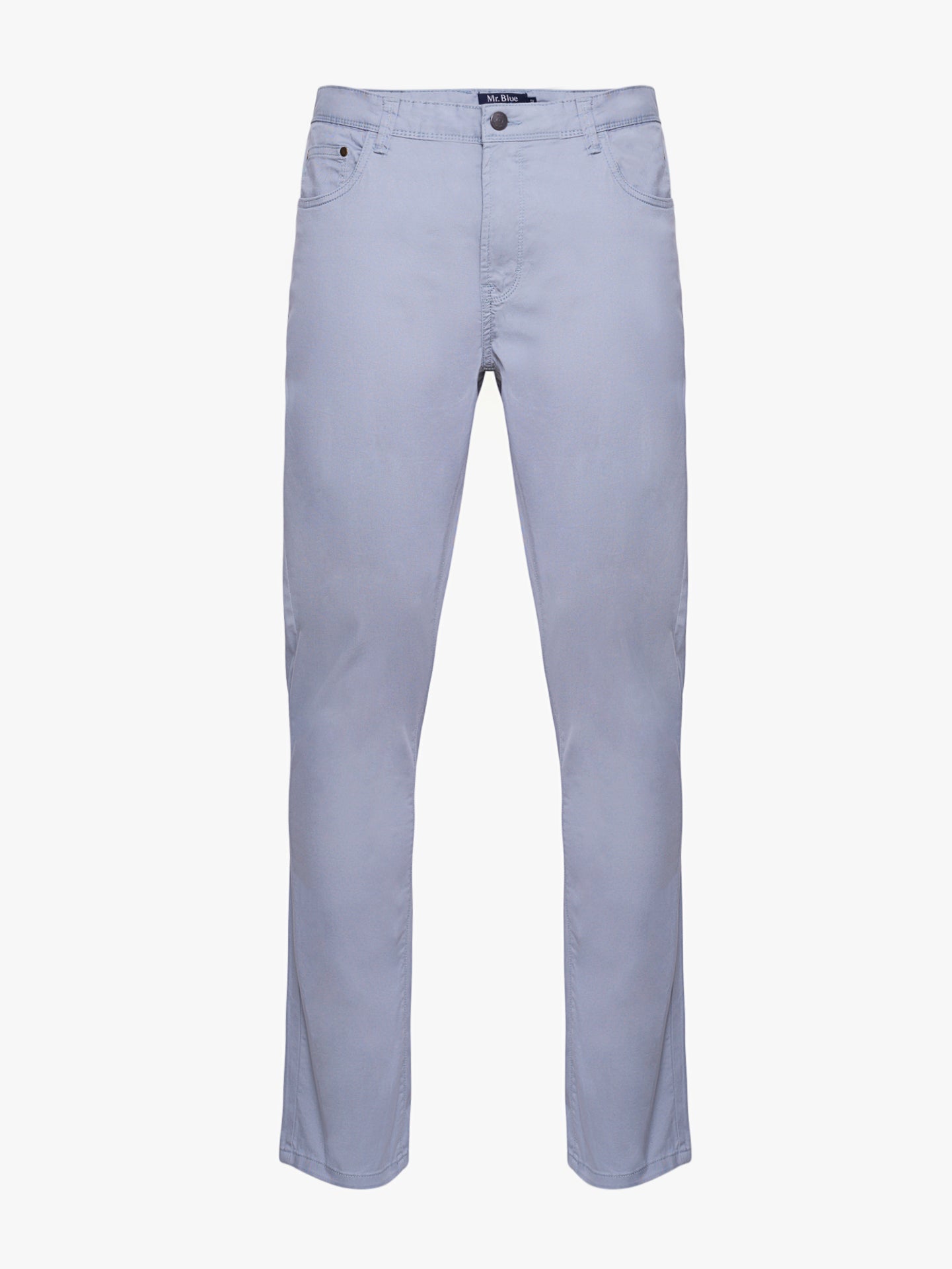 Calça Algodão Azuis Regular Fit Mr. Blue
