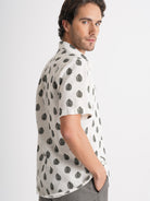 Camisa Regular Fit Linho Cinzenta Mr. Blue