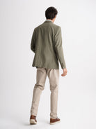 Blazer Verde De Linho Mr. Blue