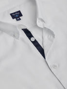 CAMISA BRANCA SLIM FIT MR. BLUE