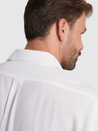 CAMISA ALGODÃO BRANCA MANGA COMPRIDA REGULAR FIT MARK BELLUCCI