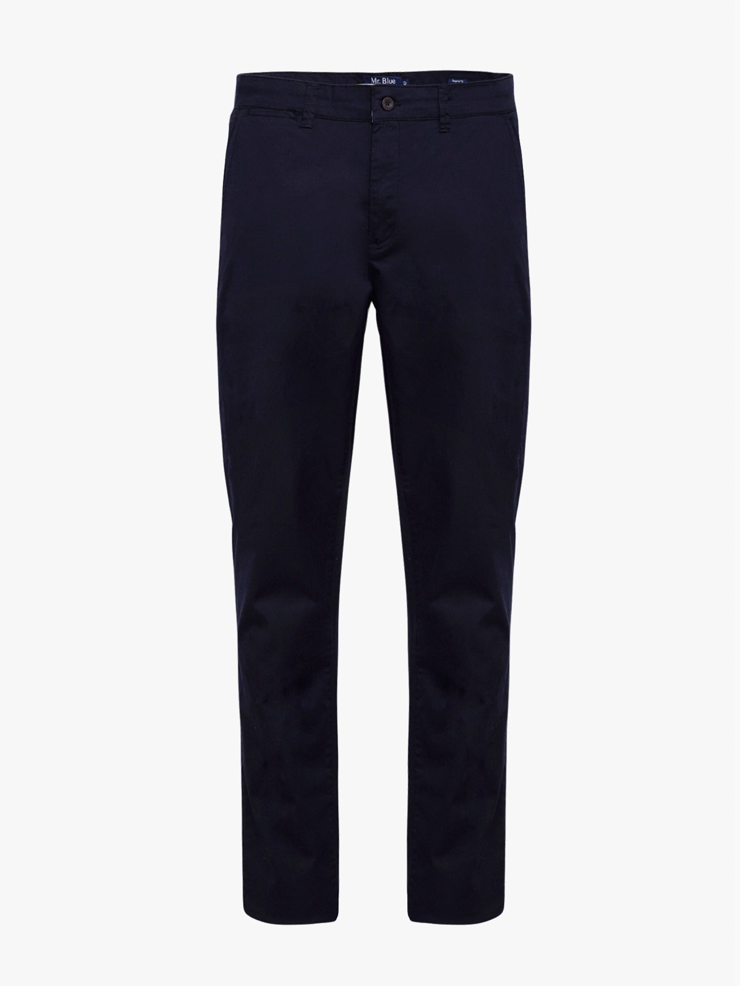 Calça Algodão Azuis Regular Fit Mr. Blue